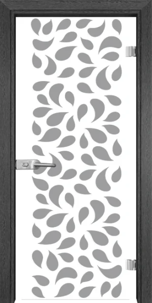 Стъклена врата Gama Print G 13-1, Сив кестен