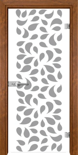 Стъклена врата Gama Print G 13-1, Златен дъб