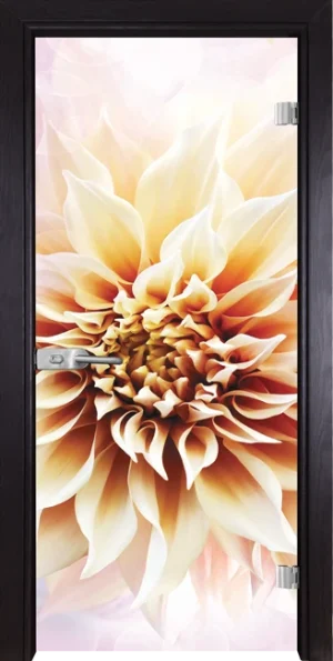 Стъклена врата Gama Print G 13-5, Венге