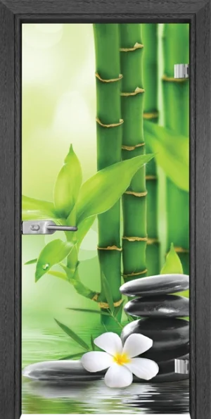 Стъклена врата Gama Print G 13-9, Сив кестен